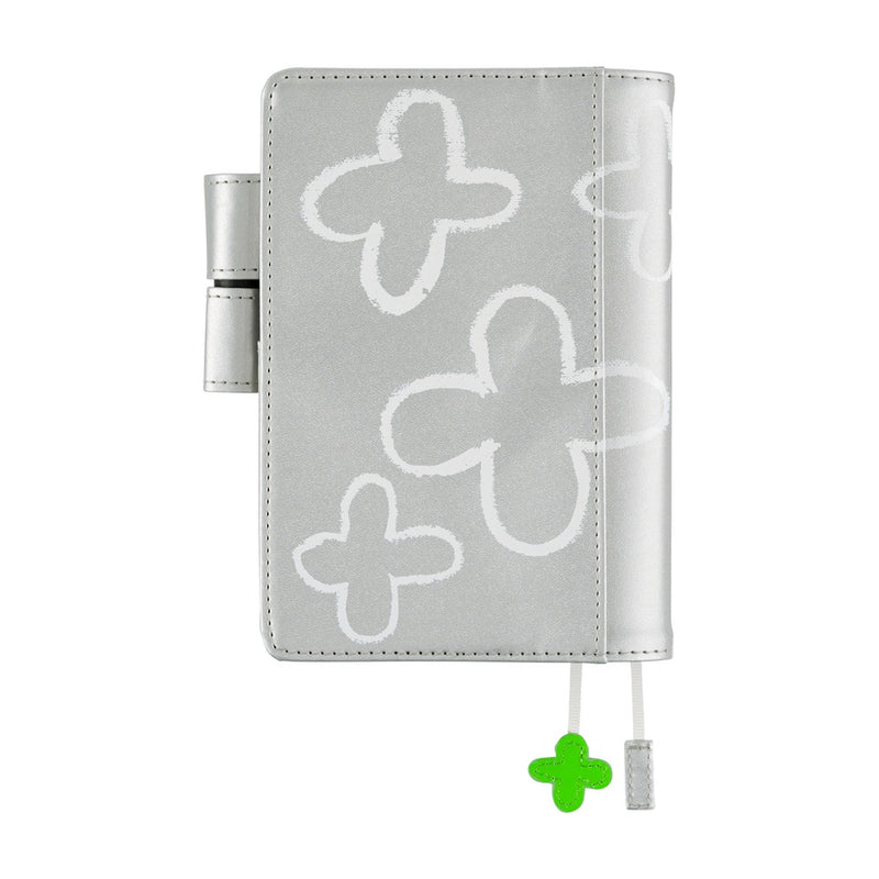 Hobonichi A6 Cover - Makoto Matsubayashi: Silver Flowers
