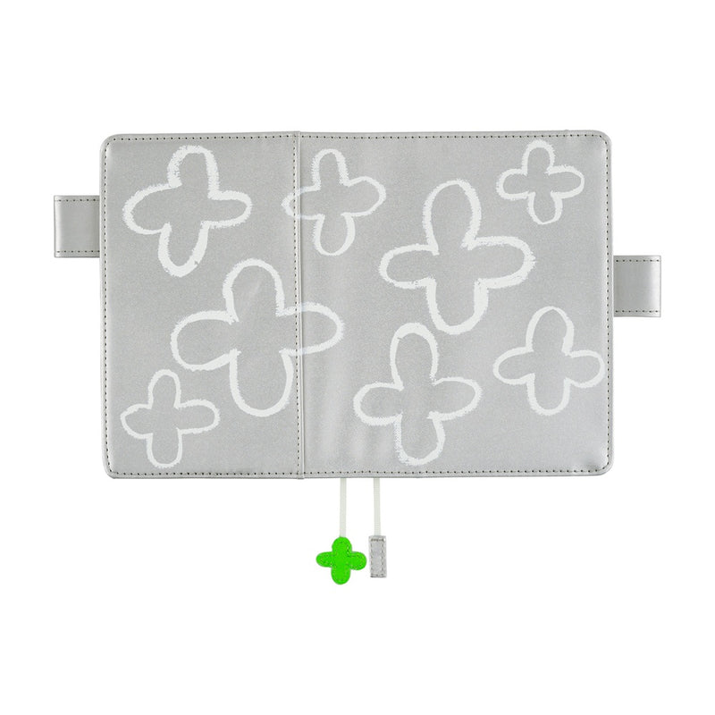 Hobonichi A6 Cover - Makoto Matsubayashi: Silver Flowers