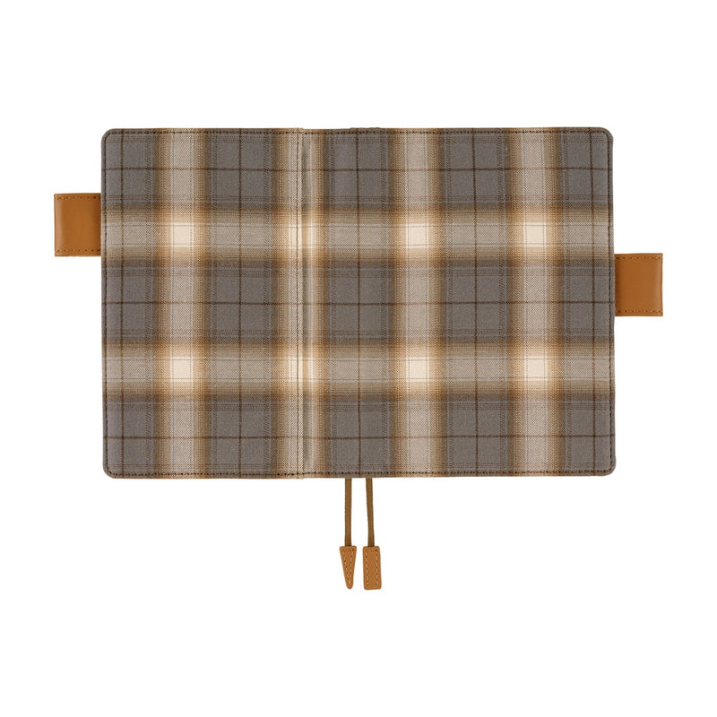 Hobonichi A6 Cover - Shirt Fabric: Foggy Plaid