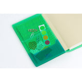 Hobonichi A6 Cover - beautiful people: Nothing to Hide (Green)