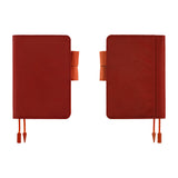 Hobonichi A6 Cover - Colors: Bordeaux Terracotta