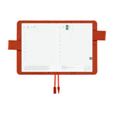 Hobonichi A6 Cover - Colors: Bordeaux Terracotta