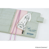 Hobonichi A6 Cover - Moomin: My Yard (Pale Mint)