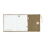 Hobonichi A6 Cover - Tragen: Bitter Plaid