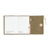 Hobonichi A6 Cover - Tragen: Bitter Plaid