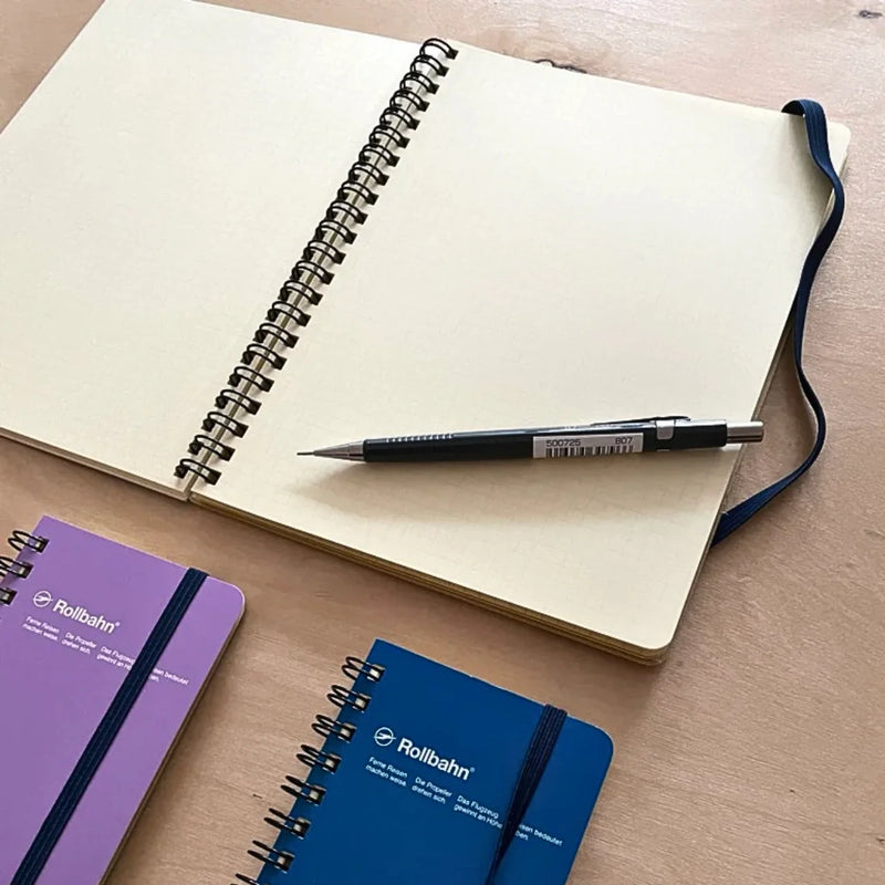 Delfonics Rollbahn Spiral Bound Grid Notebook A5