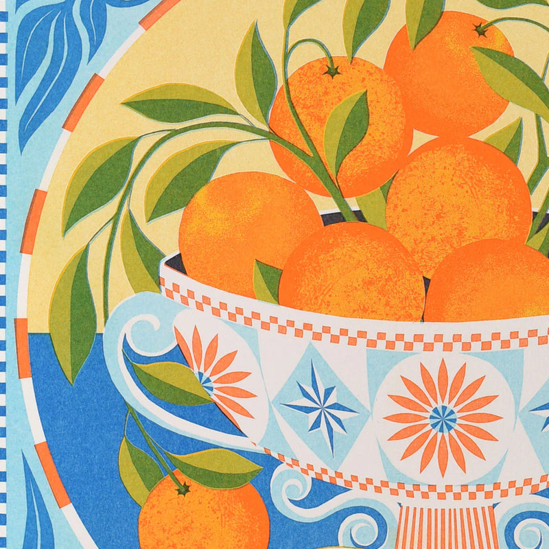 Orange Bowl - A3 Risograph Print