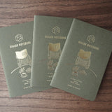 Dialog Pocket Notebook - Blank - 3pack - Coffee & ideas
