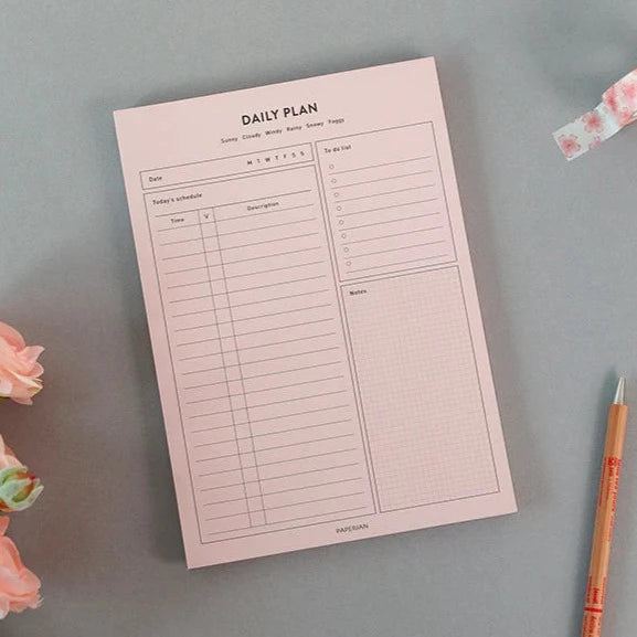 Paperian Daily Plan A5 Desk Pad