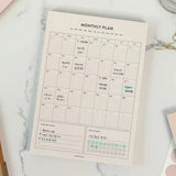 Paperian Monthly Plan A5 Desk Pad