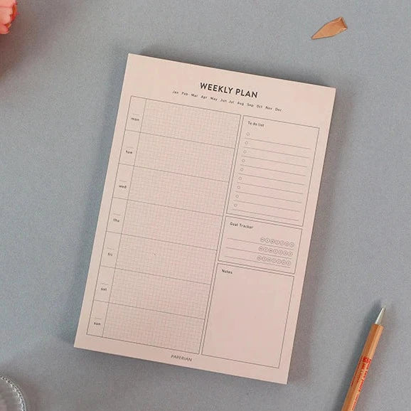 Paperian Weekly Plan A5 Desk Pad