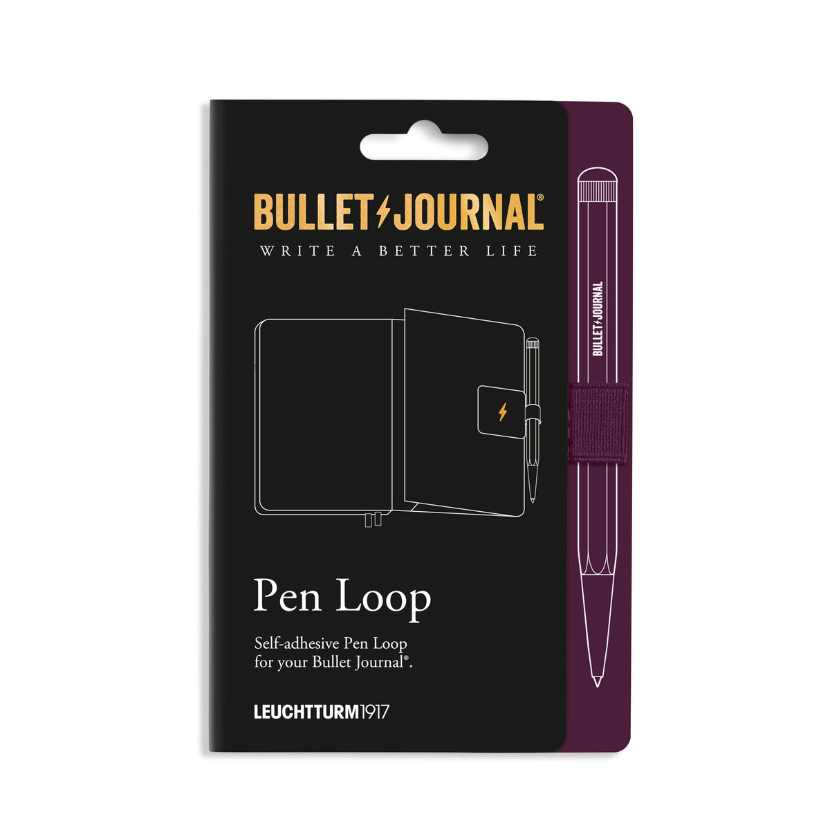Leuchtturm Bullet Journal Pen Loop Purple