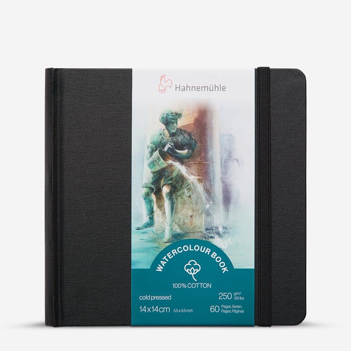 Hahnemuhle Watercolour 100% Cotton 14 x 14 cm Square Sketchbook