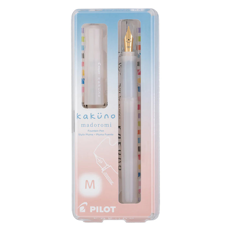 Pilot Kakuno Madoromi Colour Series  Fountain Pen - Ivory