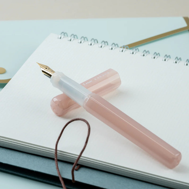 Pilot Kakuno Madoromi Colour Series  Fountain Pen - Light Pink