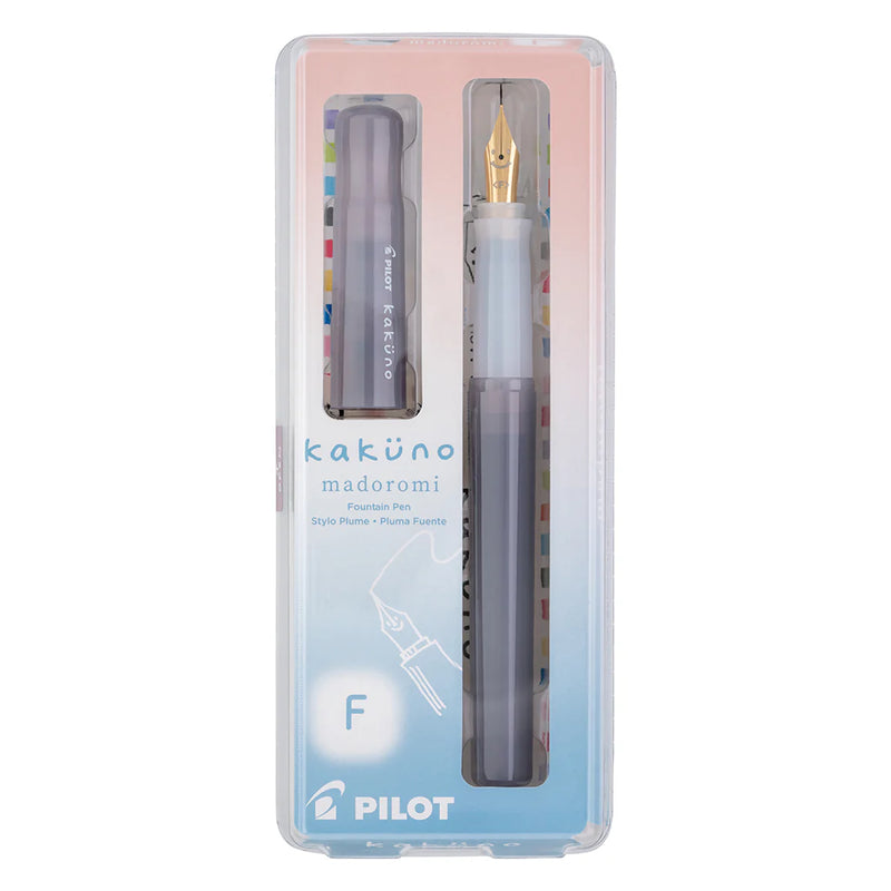 Pilot Kakuno Madoromi Colour Series  Fountain Pen - Nimbus Grey