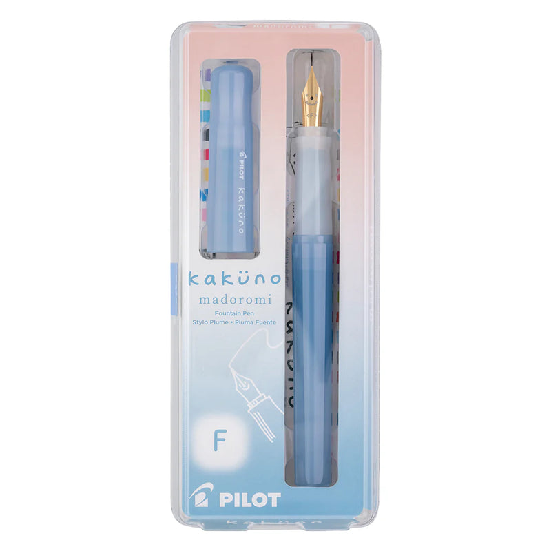 Pilot Kakuno Madoromi Colour Series  Fountain Pen - Periwinkle
