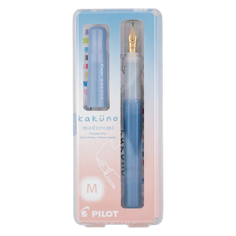 Pilot Kakuno Madoromi Colour Series  Fountain Pen - Periwinkle