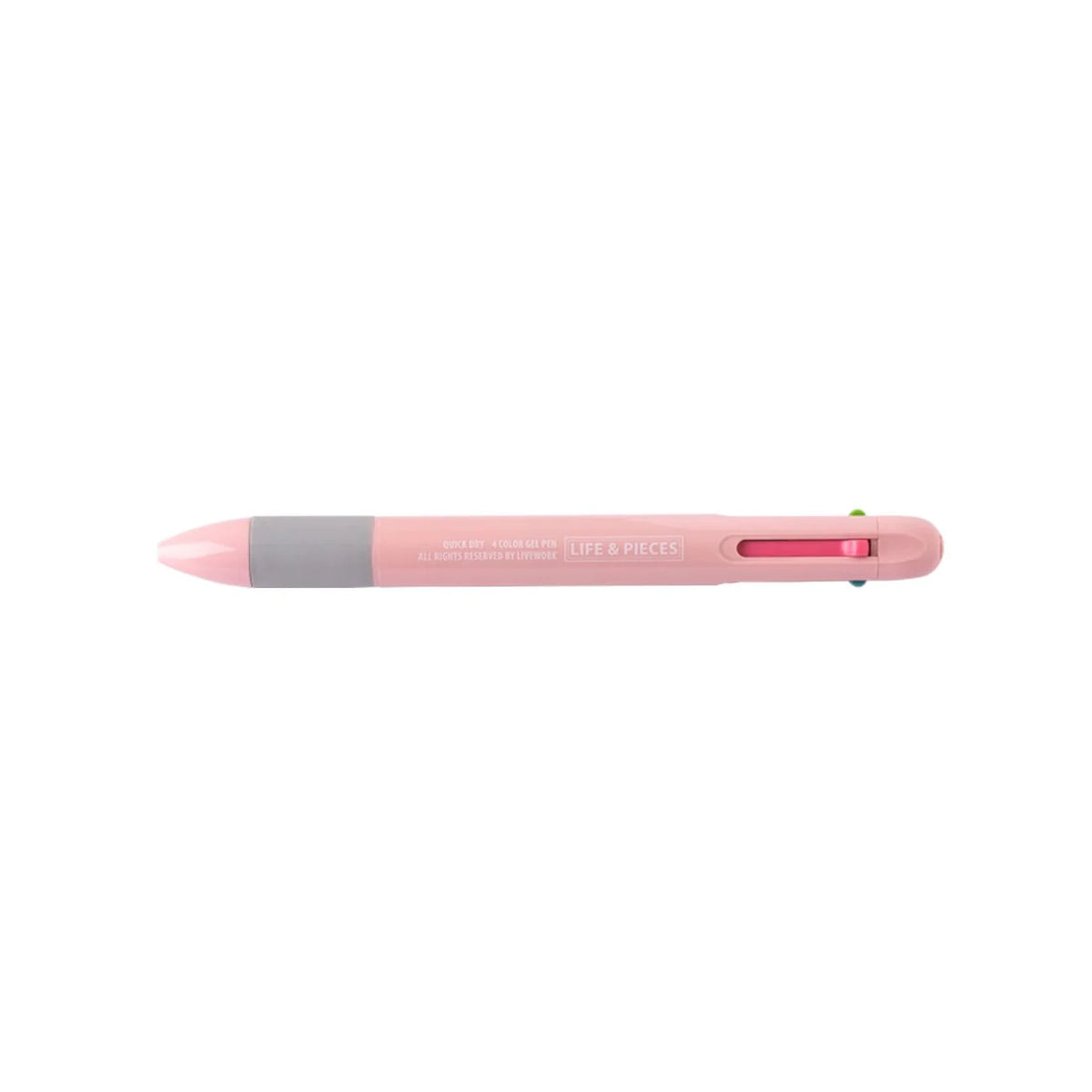 Livework Life & Pieces 4 Colour Gel Multi-Pen 0.4mm