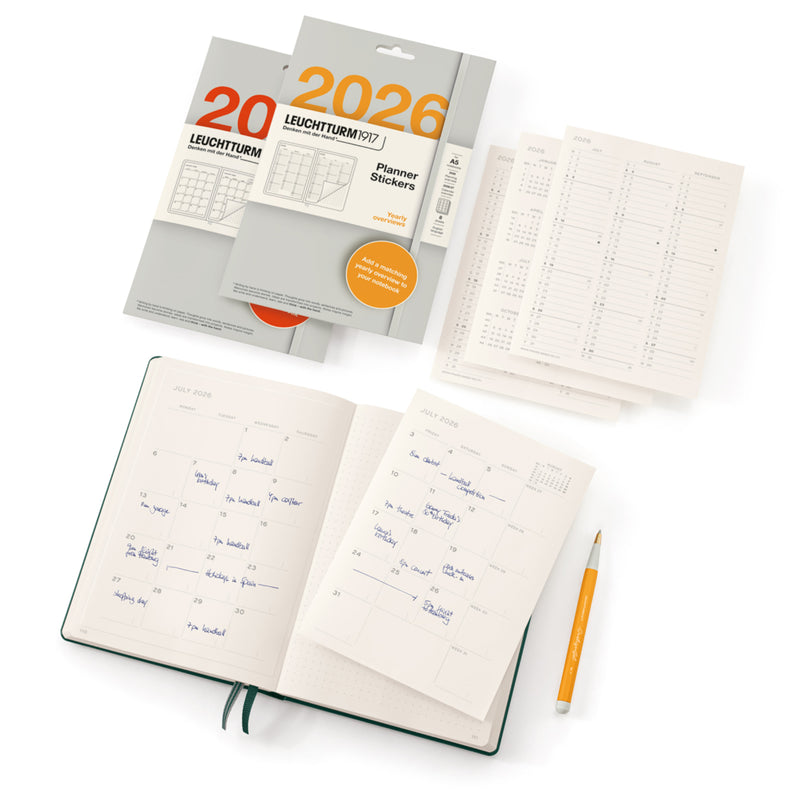 Leuchtturm 2026 Monthly Planner Stickers