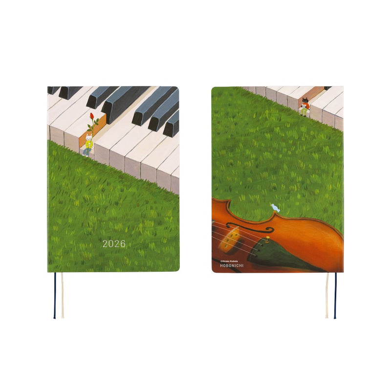 Hobonichi Techo A5 HON 2026 Hiroko Kubota: Waiting on the Chord (January Start)