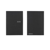 Hobonichi Techo A6 HON 2026 Paper Series: Black Gingham (January Start)