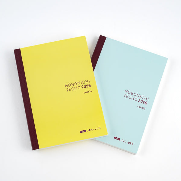 Hobonichi Techo 2026 Japanese A5 Cousin Avec Books (January Start)
