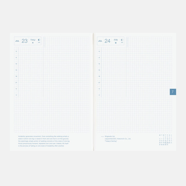 Hobonichi Techo 2026 English Cousin Book (January Start) A5