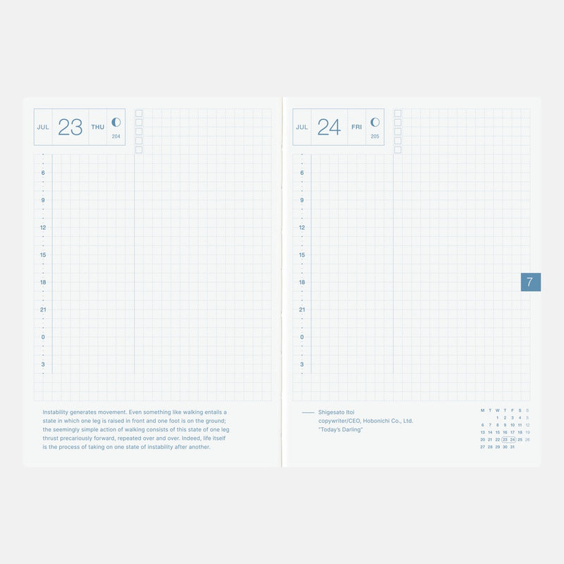 Hobonichi Techo 2026 English Original Book (January Start) A6