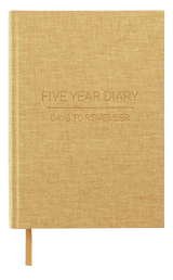 PaperStyle A5 Hardback Linen Bound Five Year Diary