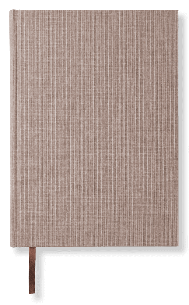 PaperStyle A5 Classic Linen Bound Hardback Notebook - Ruled