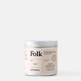 FieldDay Quiet Folk Tin Candle - Crushed Chamomile and Powder Musk