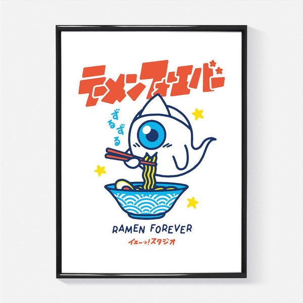 Ramen Forever Art Print A4