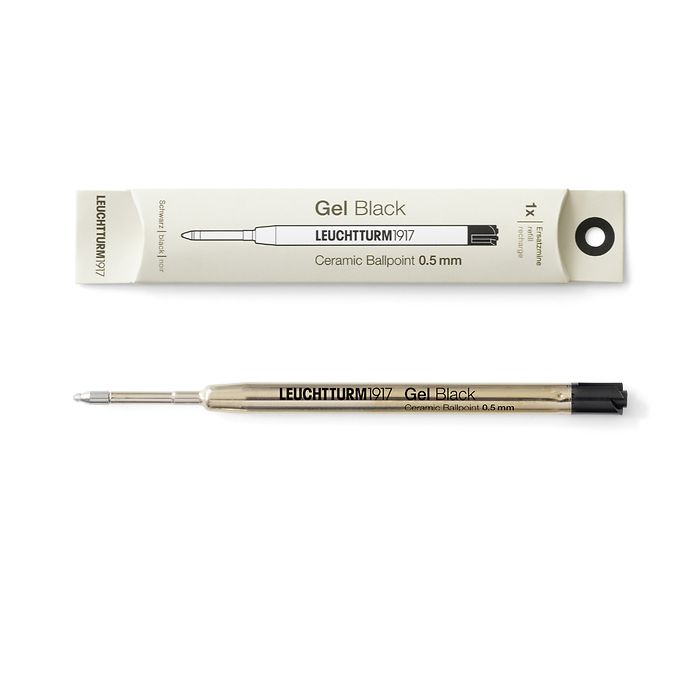 Leuchtturm Drehgriffel G2 Gel 0.5 Black Refill