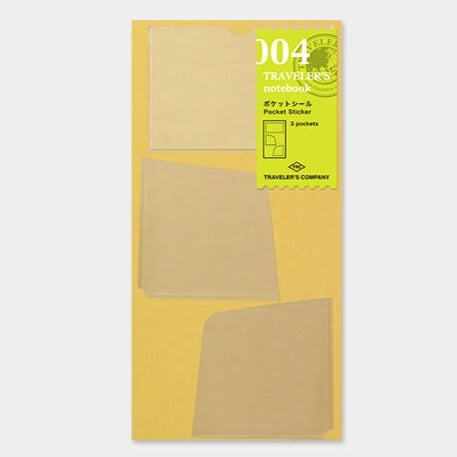 Traveler's Company Notebook  Refill 004 Pocket Sticker