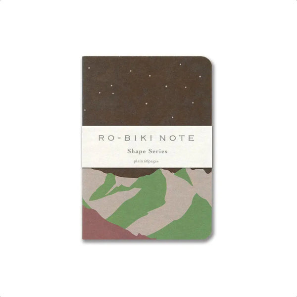 Yamamoto Paper RO-BIKI Mountain Night Small Notebook - Dot Grid