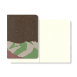 Yamamoto Paper RO-BIKI Mountain Night Small Notebook - Dot Grid