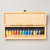 Rosa Watercolour in Wooden Box 10ml Assorted Colours Set of 14
