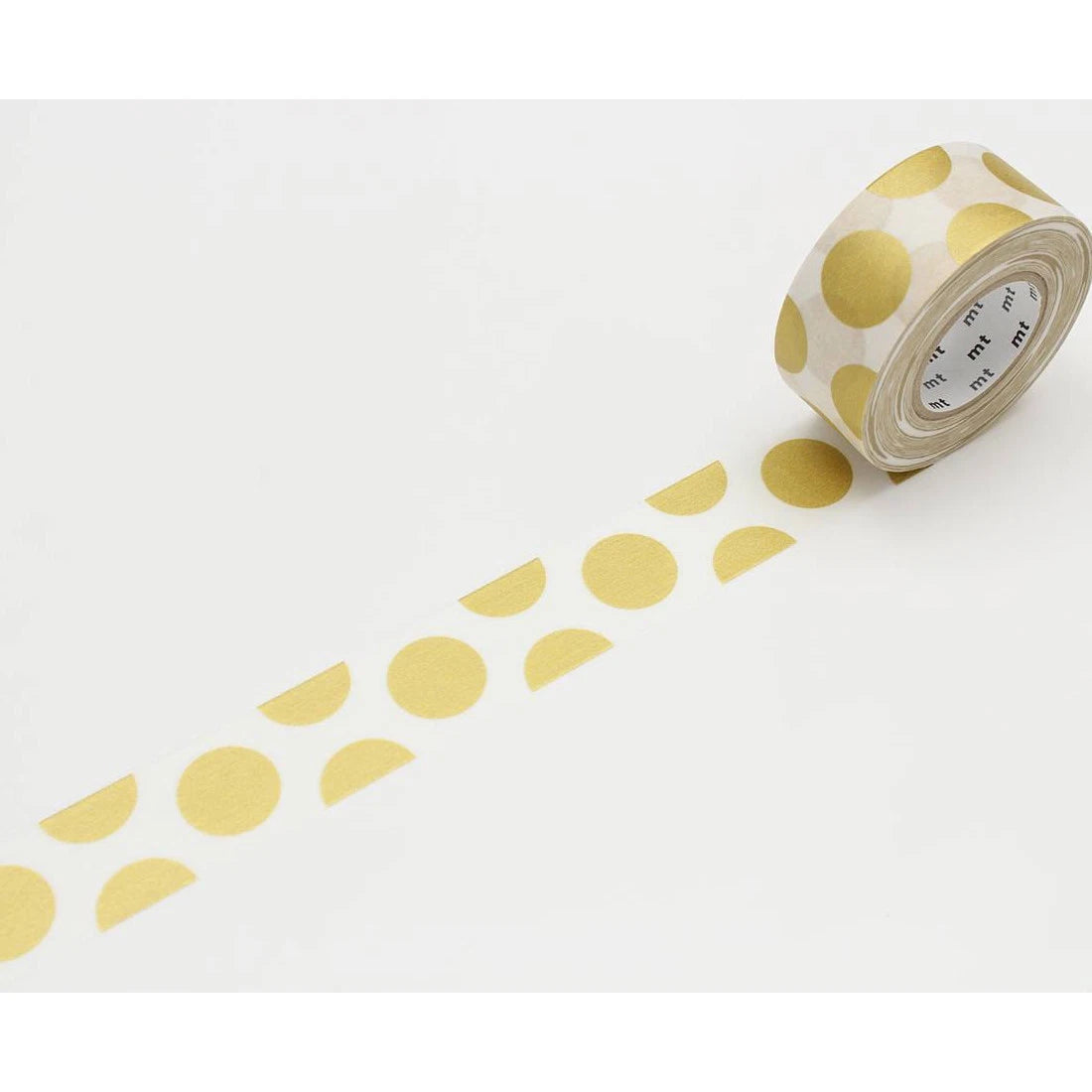 MT Pack Dot Gold Washi Tape 1 Roll