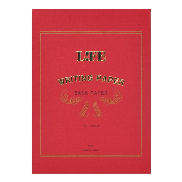 Life 'Bank' Writing  Paper Pad A5 100 Sheets
