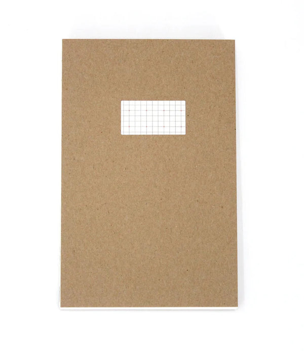Paperways A5 Notebook - Brown - Grid