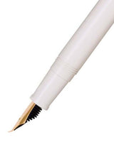 Sailor Fude De Mannen 40 degrees nib White Fountain Pen