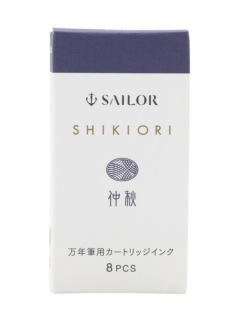 Sailor Shikori Ink Cartridges - Box of 8