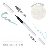 Sailor Shikiori Twin-Tip Brush Markers - 5 Pack