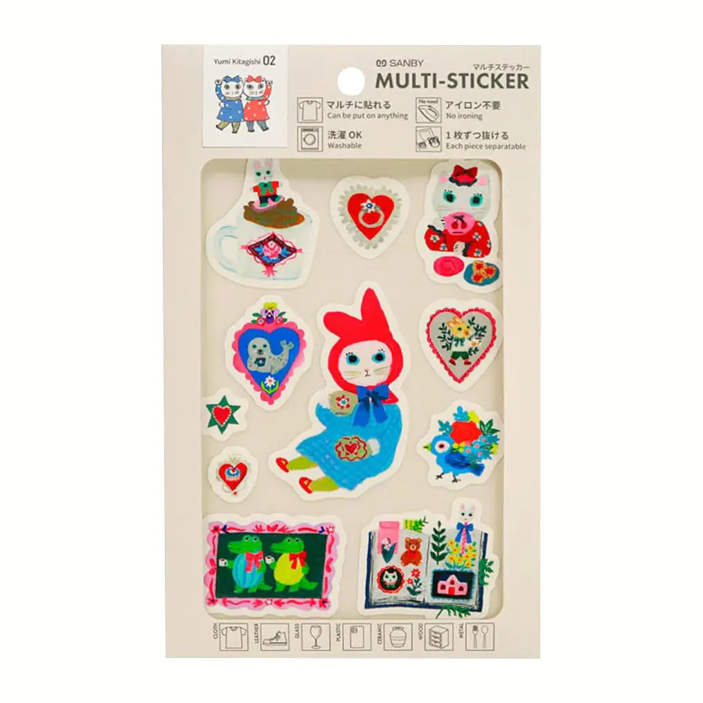 Sanby Yumi Kitagishi Stickers - Tea Time