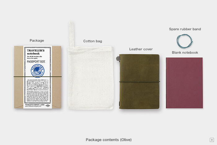 Traveler's Company Notebook Passport Size Olive Green