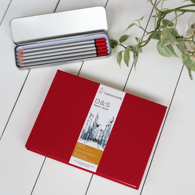 D&S Hardbound Sketchbook 140gsm (A6, A5, A4, A3) – Art Academy Direct
