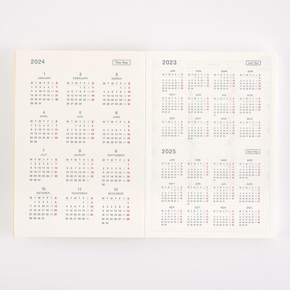 2024 Hobonichi Techo Cousin Book [A5 Size] - English — Stickerrific