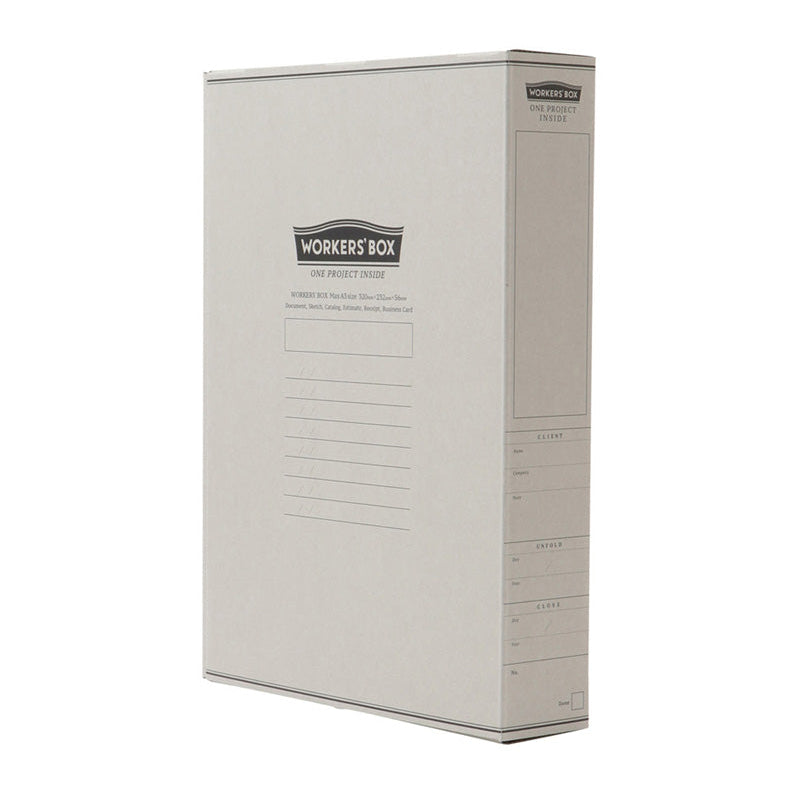 Himojimoji Worker's A4 Wide Document Box