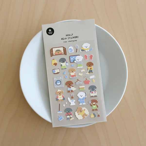 Suatelier Stickers no. 1159 cleaning day